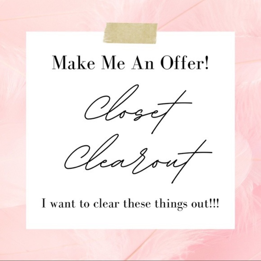 Closet clear out